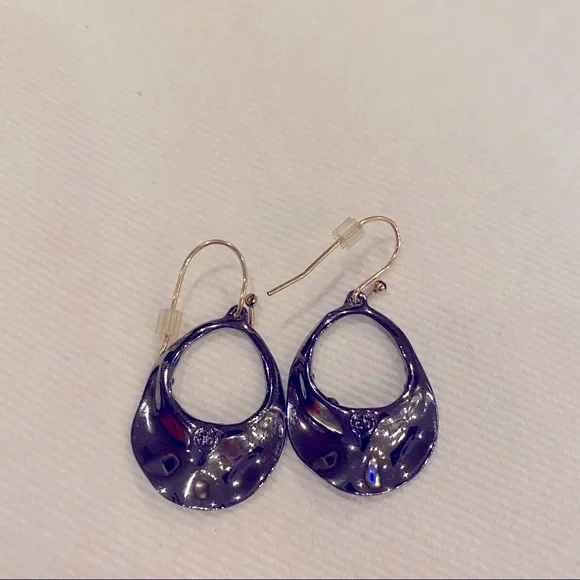 Alexis Bittar Gunmetal Earrings - Picture 2 of 3